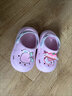 LATE TIME儿童拖鞋夏男童女童1-3岁可爱卡通软底防滑防撞婴幼儿宝宝洞洞鞋 紫色【桃子兔】 15 cm内长【适合约2-2.5岁】 实拍图