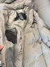 茵曼（INMAN）2025冬季女装新款羽绒服女高充绒量石墨烯三防鹅绒九江保暖外套 灰绿色 -18348244C S 154-160cm /91-100斤 实拍图