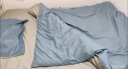 皇朝家私  四件套 床上纯色四件套被套床单套件 月光雾蓝1.8/2.0米床 晒单实拍图