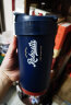 苏泊尔双层陶瓷覆层内胆吸管保温便携水咖啡杯子450mL丹宁蓝KC45KR10 实拍图