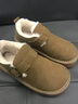 回力棉鞋女冬季加绒保暖短靴女外穿毛毛鞋女厚底勃肯鞋百搭雪地靴女 卡其色 35 实拍图