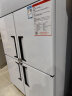 德玛仕（DEMASHI）四门六门冰箱保鲜柜冷藏冷冻双温立式厨房冰柜四开门冰箱商用后厨用冰柜 【-18℃一级能效】900L上冷藏下冷冻 实拍图