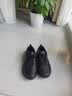 斯凯奇（Skechers）男鞋2026新款秋季闪穿鞋皮鞋全黑简约百搭运动休闲商务鞋 深褐色/COC  43 实拍图