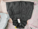 坦博尔羽绒马甲女短款立领宽松保暖女士背心马夹TD238006 黑色 180  实拍图