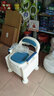 全品屋可移动马桶便携式老人坐便椅蹲便改坐便器简易孕妇病人卧室内便盆 【可升降】硬垫+室内桶+蹲厕桶 实拍图