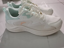 安踏漫步女鞋运动鞋2025冬季新款网面透气休闲轻便软底跑步鞋 【新漫步网面热卖】象牙白/绿-1 38.5 实拍图
