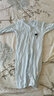 婧麒婴儿衣服夏季薄款新生宝宝提花连体衣纯棉空调服爬服夏装单件 宇航员蓝 90cm 实拍图