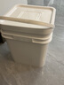 佳叶（JIAYE）加厚耐用食品级正方形防潮收纳桶塑料桶桶钓鱼桶养鱼储水桶包装桶 25L-白色【新品】 实拍图