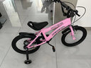 贝琦童（BEIQITONG）儿童自行车单车2-3-4-6-9-10岁男孩童车中大童女孩小孩宝宝脚踏车 高配粉【高强圈】暴君轮+水壶 14寸适合身高(90-105)CM 实拍图
