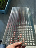 巨格304不锈钢冲孔板阳台防盗窗垫板窗台花架防护栏网垫防坠落防盗网 1.0加厚包边工艺15*100厘米 实拍图