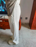 婧麒（JOYNCLEON）孕妇裤冬季外穿阔腿裤女欧棉加绒托腹休闲长裤杏色XXL Jyk171683 实拍图