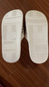 绚初拖鞋男大码外穿潮流夏季家用防滑拖鞋情侣居家浴室厚底凉拖鞋女 升级版动感 白色 48-49 (适合46-47码穿） 实拍图