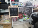 秀艾迪复古迷你吸磁性摆摊专用小黑板 超市店铺用桌面吧台商用立式招牌广告牌展示牌 家用提示记事留言板 【全框】小木屋黑板 实拍图