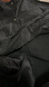 无印良品（MUJI）女式 木棉混双层纱织长袖连衣裙长裙裙子衬衫裙 BC2IOC4S 黑色 S 155/80A 实拍图