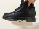 百丽（Belle）潮搭马丁靴男冬季商场同款真皮英伦风休闲靴加绒92267DD0预售 黑色6孔（内增高）-A0923 38 (240mm) 实拍图