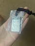 银典工坊 9999足银平安无事牌吊坠实心复古项链挂坠男女款生日礼物 足银9999/锤纹重约33g/证书+礼盒 实拍图