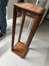 山之林胡桃木实木花架新中式花台客厅花盆架阳台木头置物花几落地摆件台 胡桃木花架【标准款大号】 实拍图