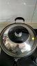 迪普尔 不锈钢锅盖家用炒菜锅盖子32cm炒锅锅盖通用透明锅盖玻璃盖 实拍图