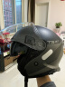 MT HELMETS西班牙摩托车头盔半盔夏天双镜片安全帽男女电动车3C认证4分之3盔 哑黑灰行家 XL码 晒单实拍图