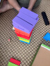 三格田（SANGTY）叠叠高抽积木层层叠叠乐智力玩具数字抽积木制儿童积木玩具拼装 （2733彩色叠）大号48颗 实拍图