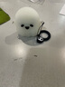 京苑 适用于AirPods Pro二代保护套airpods4苹果耳机套1/2/pro3代卡通蓝牙壳一二三代硅胶防摔保护壳 【夜光款 透白-幽灵】+指环扣 AirPods 1/2代保护套 实拍图