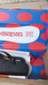 havaianas哈唯纳Slim细带夹脚女人字拖平底海边沙滩夏情侣拖鞋 0090-火耀黑 39-40 巴西码 实拍图