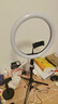 纪曼图32CM环形led直播补光灯支架网红主播美颜瘦脸美光柔光灯手机直播美颜灯大光圈化妆灯 实拍图