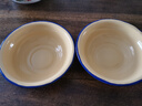 辉成绘通加厚搪瓷盆卷边盆怀旧老式饭盆汤盆绿饭碗搪瓷汤盆搪瓷卷边碗 16cm黄色卷边碗 实拍图
