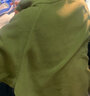 雪中飞摇粒绒立领女春季纯色简约舒适休闲情侣款保暖时尚百搭休闲卫衣 002F橄榄绿（女） XL 实拍图