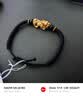 周六福吉瑞貔貅黄金转运珠男手绳生日礼物定价A1712052金重约2.5g 实拍图