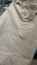 无印良品（MUJI）女式 木棉混 灯芯绒 A字裙 中长款半身裙子女款 美拉德 BE11CC3A 象牙色 M 160/66A 实拍图
