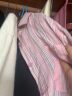 拉夏贝尔衬衫女粉色条纹春秋装2024新款时尚休闲外搭开衫慵懒宽松百搭衬衣 粉红色 XL 晒单实拍图
