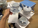 RoyalCopenhagen[新年礼物]皇家哥本哈根平边唐草手绘咖啡杯茶具 平边唐草-经典万用1壶2杯2碟 实拍图