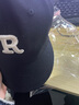 目丸棒球帽女2025新款春夏季百搭显脸小大头围字母刺绣弯檐鸭舌帽男女 黑色R标款 均码 一般都能戴(54-59cm) 实拍图