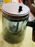 忆壶茶（YIHUTEA）茶壶玻璃飘逸杯泡茶壶茶水分离绿茶冲茶器办公室茶具家用过滤茶壶 【升级大容量】飘逸壶 黑色 900ml 实拍图