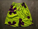 NASALIKE联名短裤男夏季外穿浴场沙滩宽松潮牌休闲冰丝速干运动五分裤 派大星男女 果绿 L 110-125 斤 实拍图