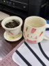 伊文泡茶杯陶瓷兔子茶杯过滤马克杯茶水分离办公室陶瓷水杯可爱女 兔发奇想-泡茶杯（陶瓷） 晒单实拍图