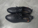 稻草人男鞋皮鞋男士商务休闲鞋秋冬季真皮内增高透气防滑耐磨软面鞋子 917黑色 44 实拍图