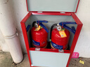 淮海 灭火器箱 干粉水基灭火器箱子可放2具4KG消防箱消防器材 经济款 实拍图