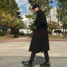 棉致森马集团风衣外套春秋季风衣男中长款韩版大衣呢加厚保暖外套 黑色长款 2XL（140-160斤） 实拍图
