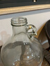 汲吉香酿酒玻璃瓶大号加州红酒泡酒瓶子密封罐药酒果酒瓶葡萄酒自酿容器 10斤 5000ml 实拍图