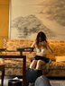 水中花前扣内衣女小胸聚拢无痕平胸专用文胸显大收副乳防下垂无钢圈美背 香槟色 S【适合32/70AB】 实拍图