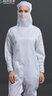 翰洋洁净（HANYANGCLEAN） 斜拉链百级无尘服连体网格防静电服 无尘车间工作服 防尘服 净化服 洁净服 无尘衣 白色-不含鞋 XXL 实拍图