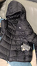 安德玛（UNDERARMOUR）冬季新款Core男子连帽运动短款鸭绒保暖羽绒服6001970 黑色001 M 实拍图