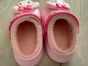幸福玛丽（Cheerful Mario）美乐蒂儿童拖鞋女孩冬季可爱毛毛公主女童棉拖鞋室内家居宝宝棉鞋 实拍图