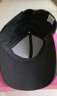 惠寻 京东自有品牌 纯棉皮标棒球帽 男女通用遮阳帽 黑色 实拍图