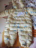 贝肽斯婴儿衣服宝宝连体衣保暖外出棉服冬季加绒加厚夹棉连帽哈衣 黄色长颈鹿 80 实拍图