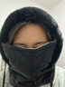 花语志保暖防风帽骑行雷锋帽防寒面罩骑车帽子冬季女风雪围巾围脖一体男 加厚骑行保暖帽【黑色】 实拍图
