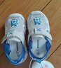 巴布豆（BOBDOG）宝宝凉鞋男童学步鞋1-3岁2婴幼儿夏天软底儿童凉鞋女童机能稳步鞋 BBB263白兰 22 鞋内长15cm 实拍图