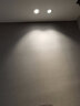 雷士照明（NVC）led家用小山丘射灯嵌入式客厅防眩小孔灯天花灯商用小桶灯 4W 暖白 铝材砂银75-85mm 实拍图
